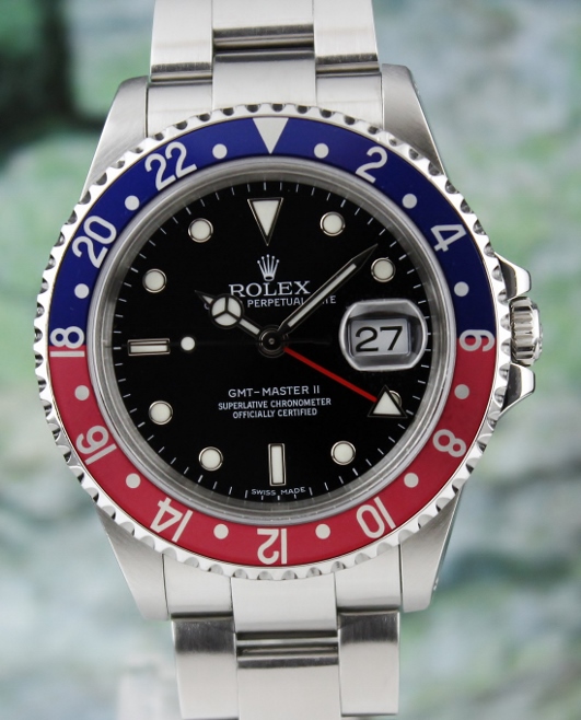 (image for) RARE FIND ROLEX OYSTER PERPETUAL DATE / GMT-MASTER "II" / ERROR DIAL